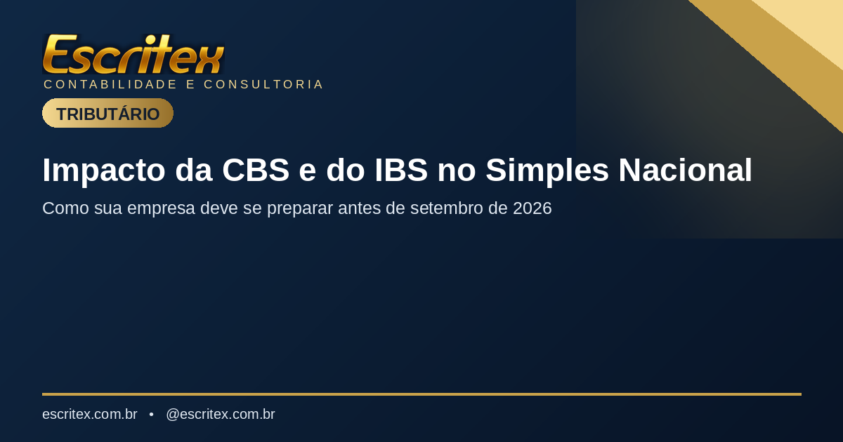 Impacto da CBS e do IBS no Simples Nacional